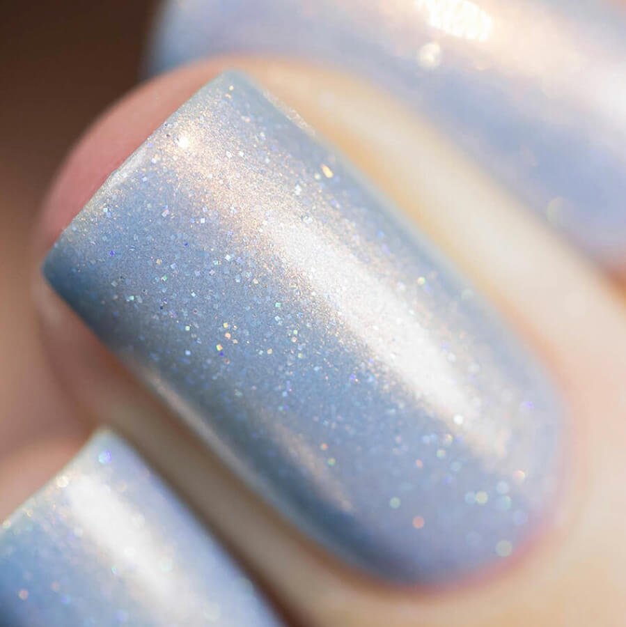 Sparkle Light Blue Polish - Image 3
